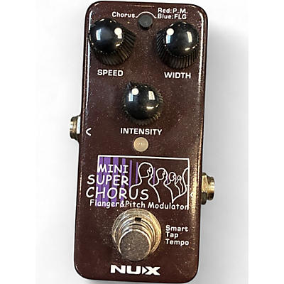 Used NUX MINI SUPER CHORUS Effect Pedal