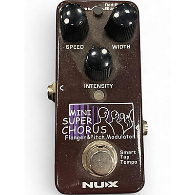 Used NUX MINI SUPER CHORUS Effect Pedal