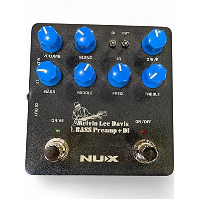 Used NUX Melvin Lee Davis BASS Preamp + DI Bass Effect Pedal