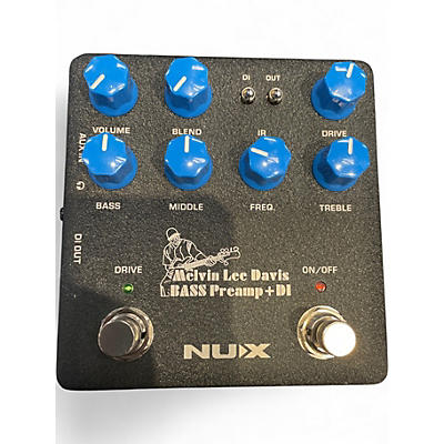 Used NUX Melvin Lee Davis Bass Preamp + DI Bass Effect Pedal