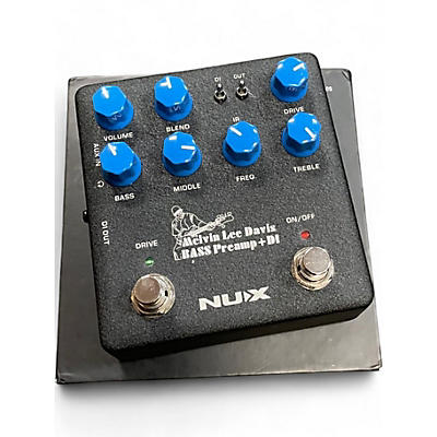 NUX Used NUX NBP-5 mELVIN LEE DAVIS bass preamp and di Bass Effect Pedal