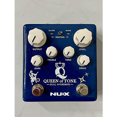 NUX Used NUX QUEEN OF TONE DUAL OVERDRIVE Effect Pedal