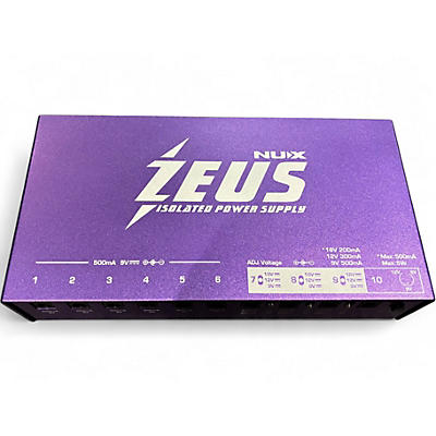 Used NUX ZEUS 10 PORT ISOLATED POWER SUPPLY
