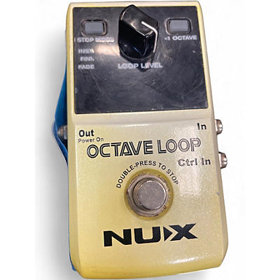 Used NUX octave looper Effect Pedal Package