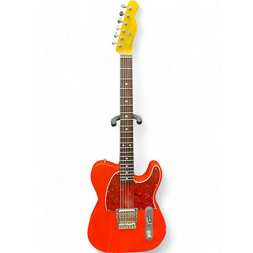 Used Nash Guitars E14B Clear Orange  Solid Body Electric Guitar Clear Orange