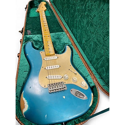 Used Nash Guitars S57 Blue Solid Body Electric Guitar