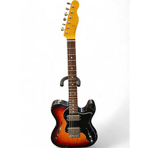 Nash Guitars Used Nash Guitars T 72TL 3 Tone Sunburst Hollow Body Electric Guitar 3 Tone Sunburst