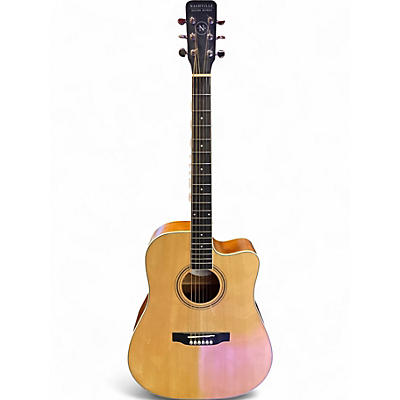 Used Nashville Guitar Works D10CE Natural Acoustic Electric Guitar