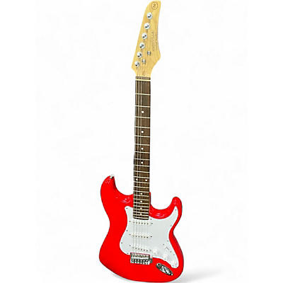 Used Nashville Guitar Works ELECRIC GUITAR RED Solid Body Electric Guitar