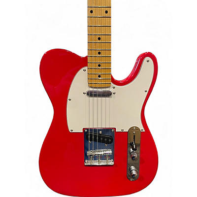 Used Nashville Guitar Works T STYLE Candy Apple Red Solid Body Electric Guitar
