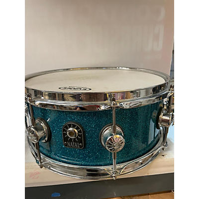 Natal Drums Used  Natal Drums 13in Original Maple 13x5.5 Blue Sparkle