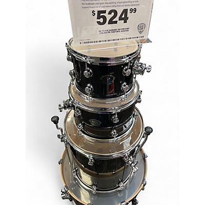 Used Natal Drums 4 Piece ARCADIA BLACK SPARKLE Drum Kit