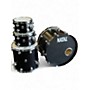 Used Natal Drums 4 Piece Cafe Racer Custom Satin Black Drum Kit Satin Black