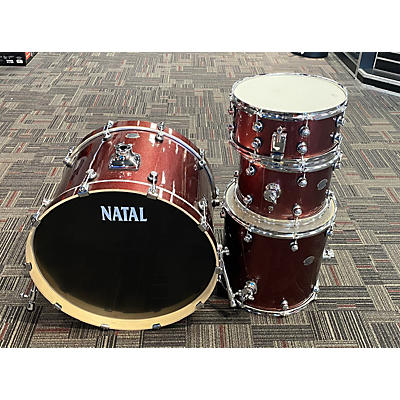 Used Natal Drums 4 piece Arcadia Red Drum Kit