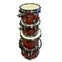 Used Natal Drums Used Natal Drums 4 piece Walnut Original Kit Trans Red Burst Drum Kit Trans Red Burst