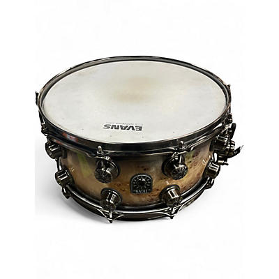 Used Natal Drums 7X14 Maple Natural Drum
