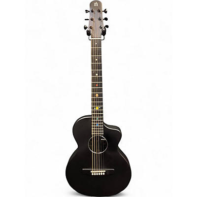 Used Natasha  Asteroid Flat Black Acoustic Guitar