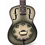 Used National NRP Green Acoustic Electric Guitar Green