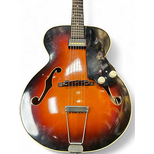 Used National New Yorker 2 Color Sunburst Hollow Body Electric Guitar 2 Color Sunburst