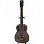 Used National RAW SERIES Silver Resonator Guitar Silver
