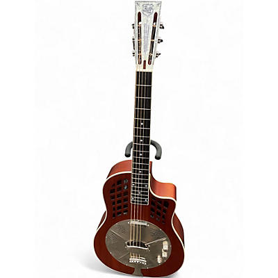 Used National RESO ROCKET Brown Acoustic Guitar
