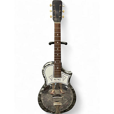 Used National Reso-Phonic Gray Resonator Guitar