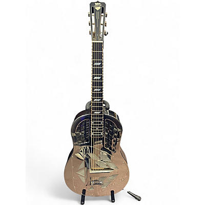 Used National Resophonic Style 1.5 Silver Resonator Guitar
