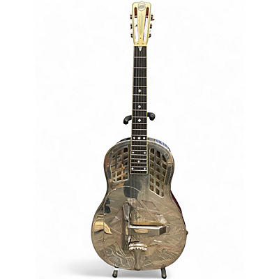 Used National Resophonic tritone style 1 1/2 Metal Resonator Guitar