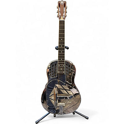 Used National TRICONE 1 Chrome Acoustic Guitar