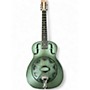 Used National nrp14 green Resonator Guitar green