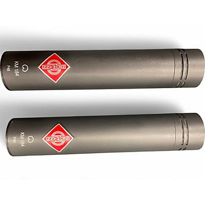 Used Neumann KM184 STEREO PAIR Condenser Microphone