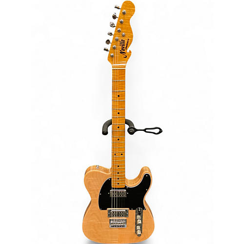 Used Neville Custom Blonde Solid Body Electric Guitar Blonde