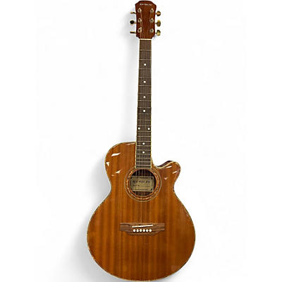 Used New York Pro Acoustic Electric Guitar Natural Acoustic Electric Guitar