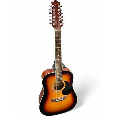 Used New York Pro NYDG20012 Sunburst 12 String Acoustic Guitar