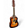 Used New York Pro NYDG20012 Sunburst 12 String Acoustic Guitar Sunburst