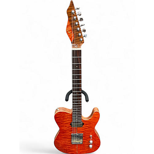 Used Nicholas Guitars Orangina Orange You Glad It's Not Black Solid Body Electric Guitar Orange You Glad It's Not Black