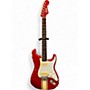 Used Nichols Custom Guitar Build #033 Lightly Relic Worn Red w/ White Stripe Solid Body Electric Guitar Worn Red w/ White Stripe
