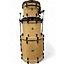 Used Noble & Cooley 3 Piece Custom CD Maple Natural with Sparkles Drum Kit Natural with Sparkles