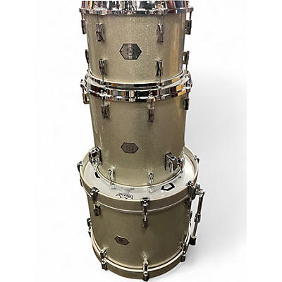 Used Noble & Cooley 3 Piece horizon series Silver Sparkle Drum Kit