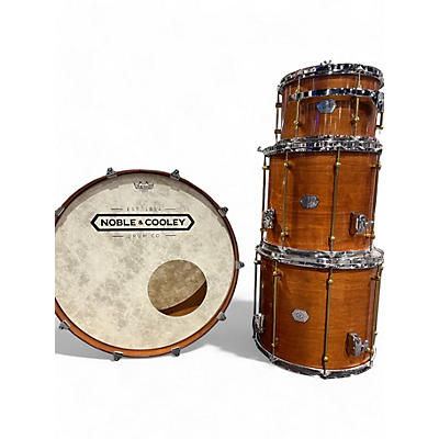 Used Noble & Cooley 4 Piece Horizon Mahogany Mahogany Drum Kit