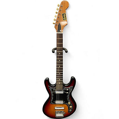Used Norma EG408-2T 2 Tone Sunburst Solid Body Electric Guitar