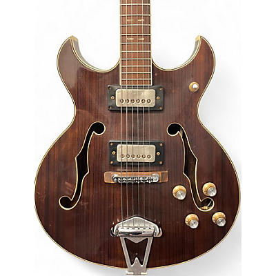 Used Norma EG680S Trans Brown Hollow Body Electric Guitar