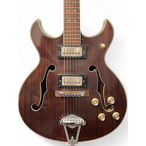 Used Norma EG680S Trans Brown Hollow Body Electric Guitar Trans Brown