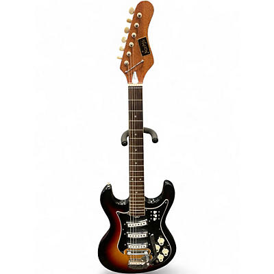 Used Norma Single Cut 2 Tone Sunburst Solid Body Electric Guitar