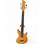 Used Novax MO-B OREGON MYRTLE Natural Electric Bass Guitar Natural