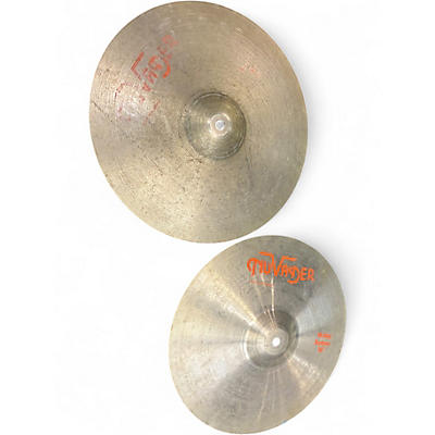 Used NuVader 14in Hi-Hat Pair Cymbal