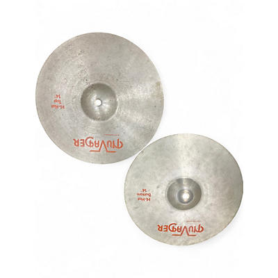 Used NuVader 14in HiHat Pair Cymbal