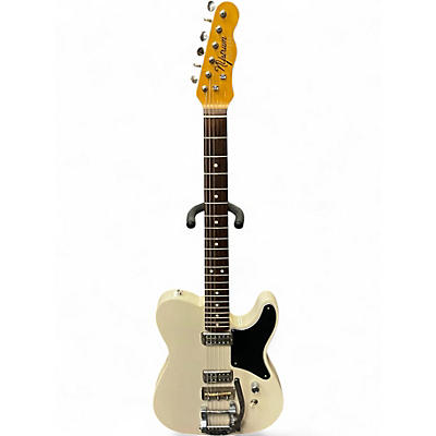 Used Nystrum Labella white Solid Body Electric Guitar