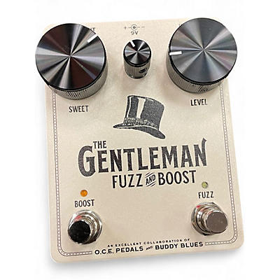 Used O.c.e. Pedals THE GENTLEMAN FUZZ/BOOST Effect Pedal