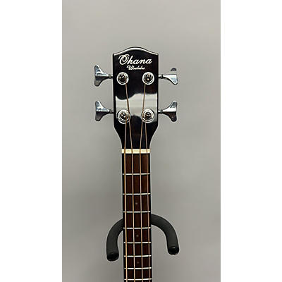 Used OHANA OBU-22 Natural Acoustic Bass Guitar